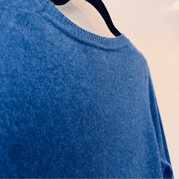 Oats Cashmere by Debra Hayburn Mimosa Blue High Low  Excellent Condition M - Picture 6 of 8